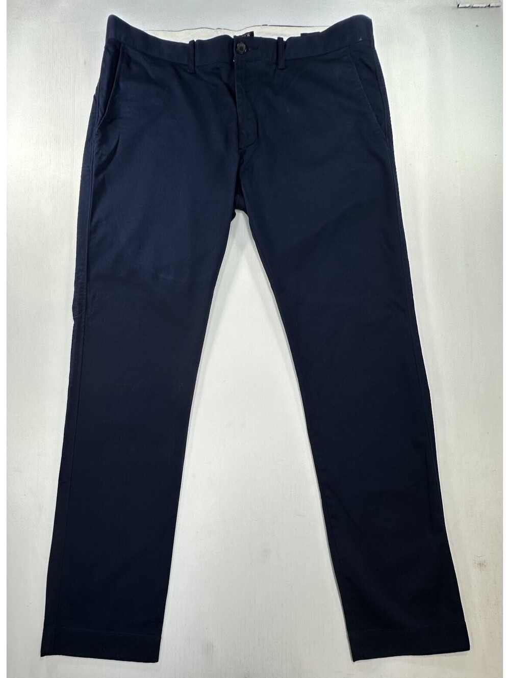 J Crew Flex Slim Fit Flat Front Chinos Blue Mens 35/32